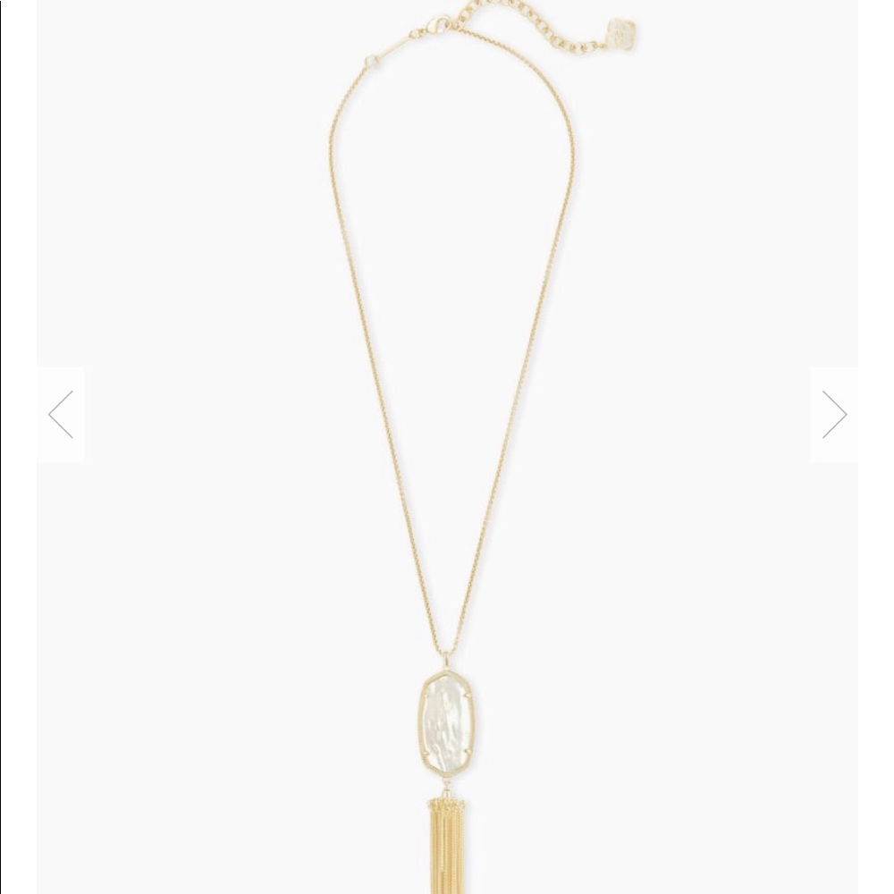 Kendra Scott Rayne Gold Necklace Mother-Of-Pearl